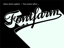 Tablet Screenshot of fontfarm.de